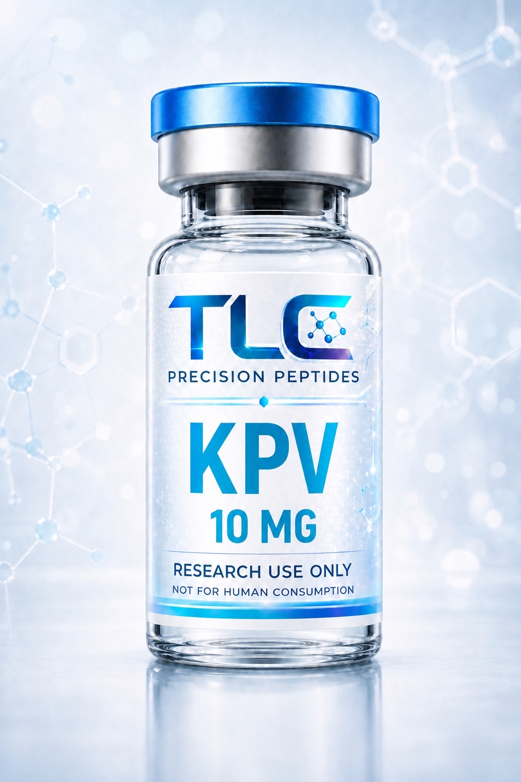 KPV 10mg lyophilized research peptide vial, Trusted Lyophilized Concepts
