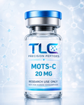 MOTS-c 20mg lyophilized research peptide vial, Trusted Lyophilized Concepts