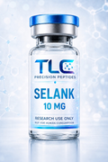 Selank 10mg lyophilized research peptide vial, Trusted Lyophilized Concepts
